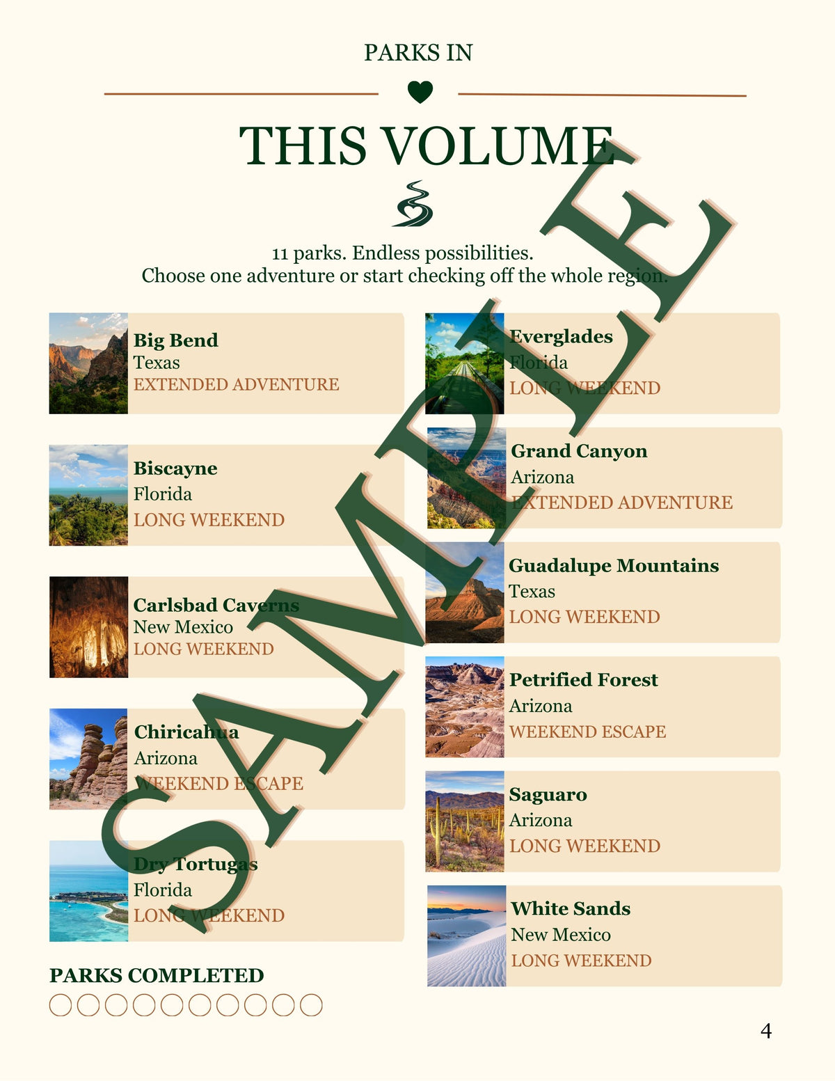 Volume 2: Southern & Southwest Adventures