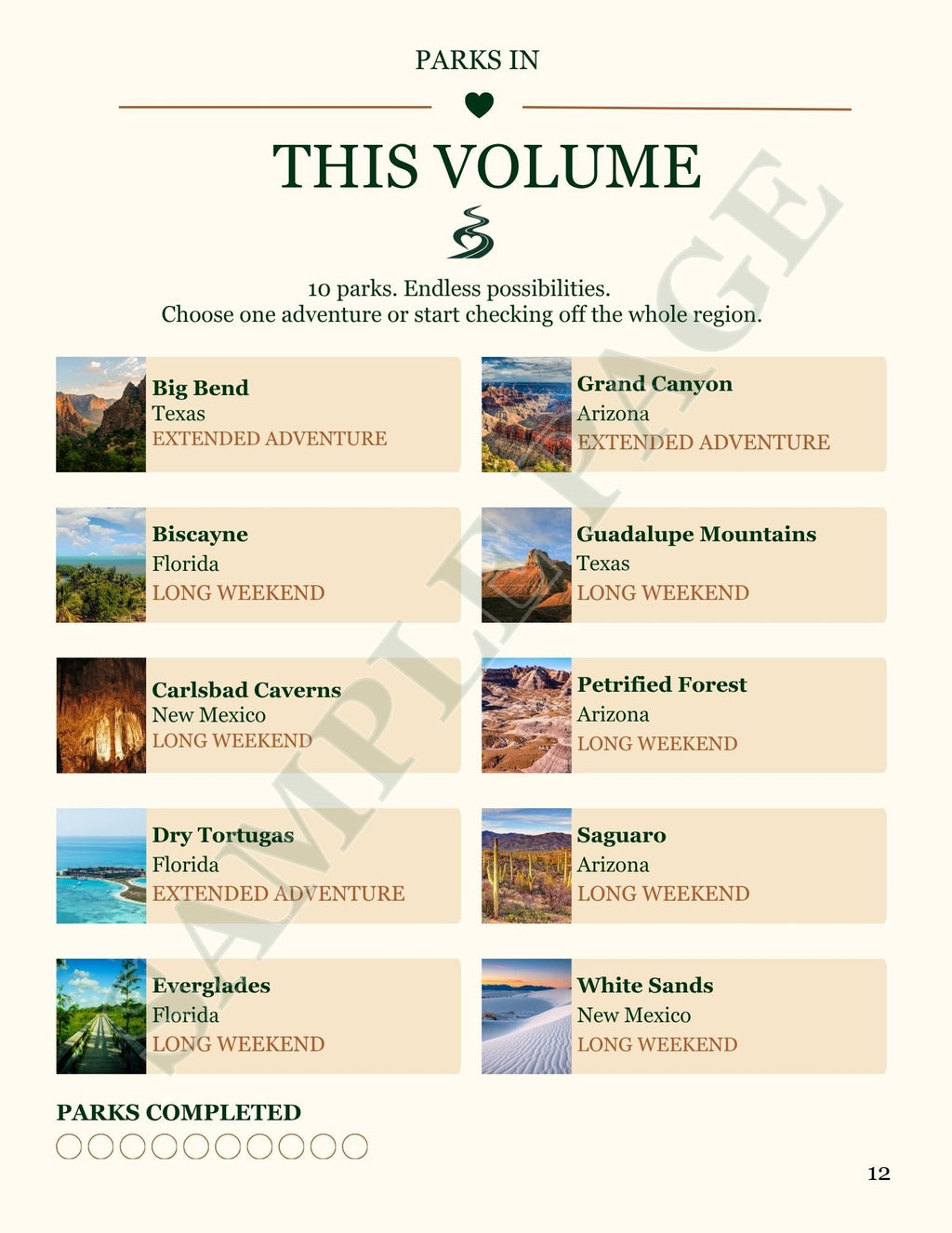 Volume 2: Southern & Southwest Adventures