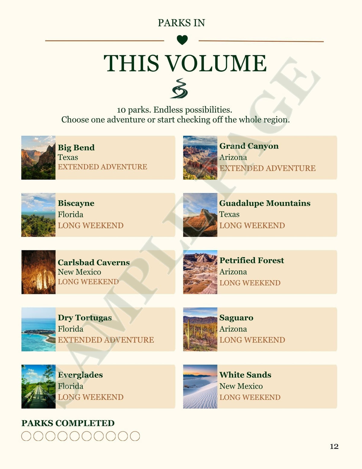 Volume 2: Southern & Southwest Adventures