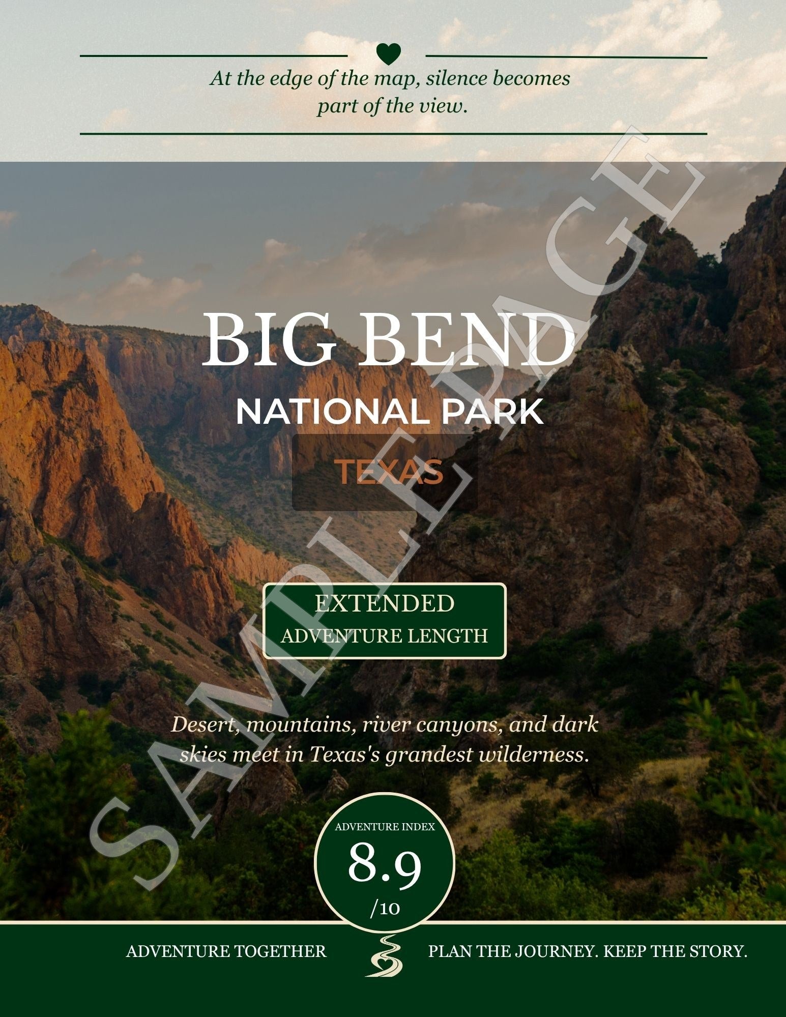 Big Bend chapter opener